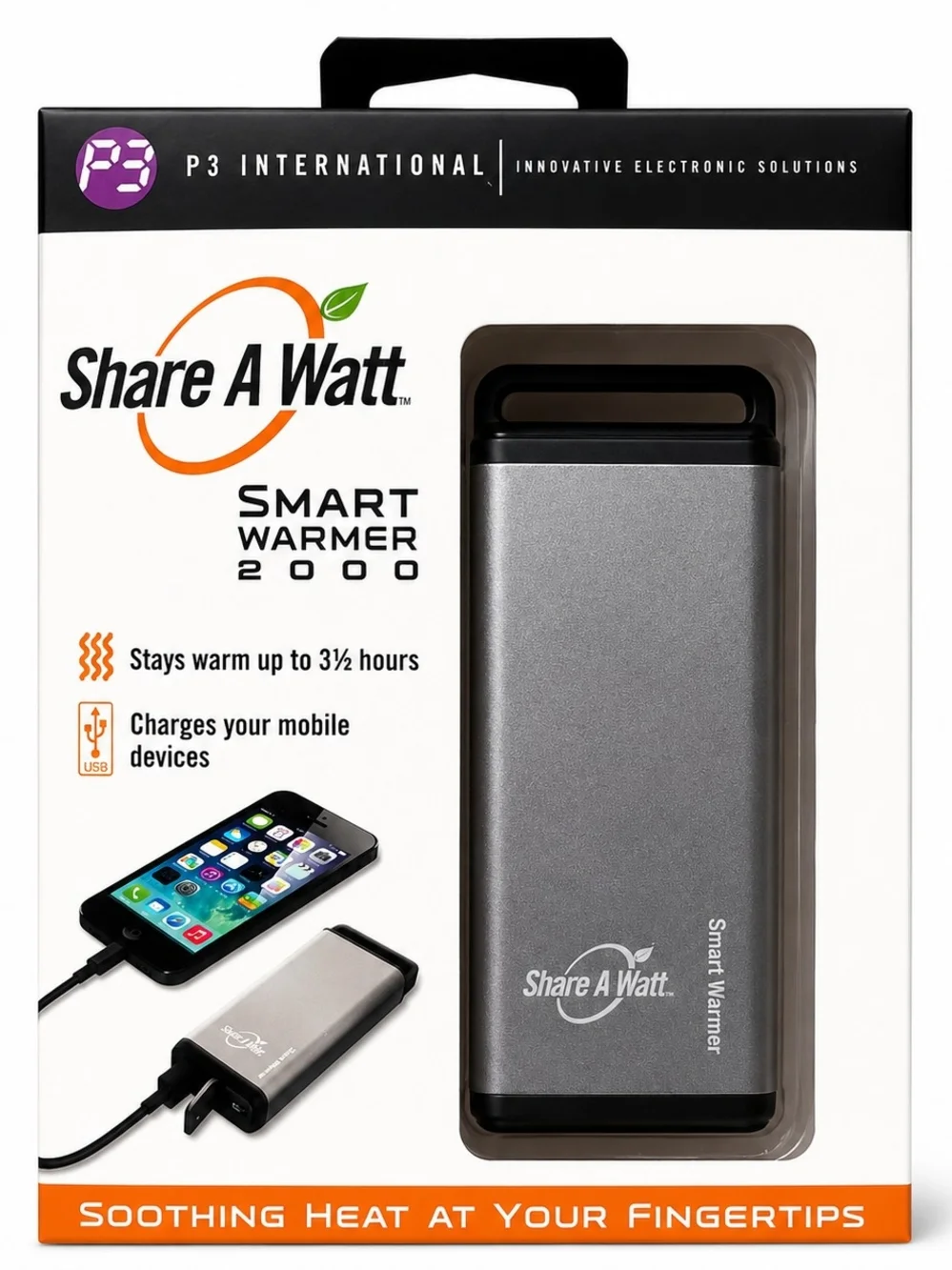NIB 2-in-1 Rechargeable Hand Warmer & Portable Phone Charger